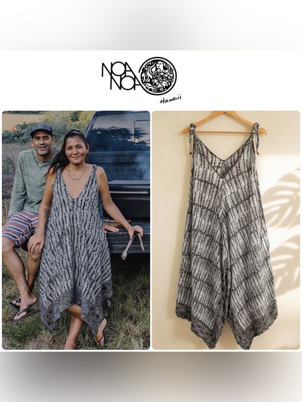 Noa Noa Hawaii ✨ Kuta Batik Dress Size Medium